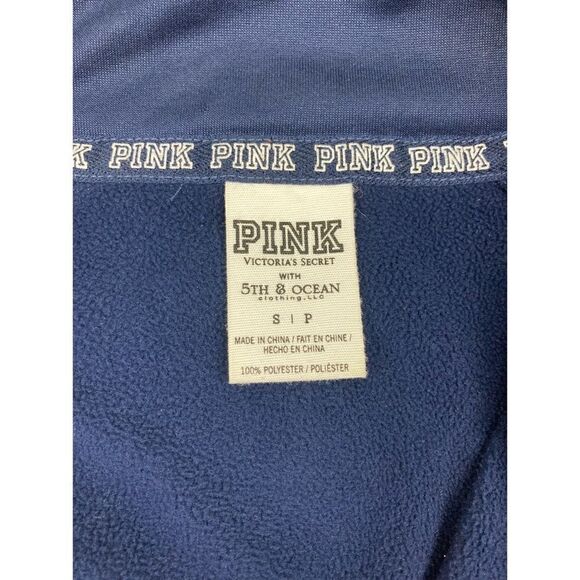 PINK Victoria’s Secret with 5th & ocean navy Yankees baseball zip up jacket - Picture 5 of 5